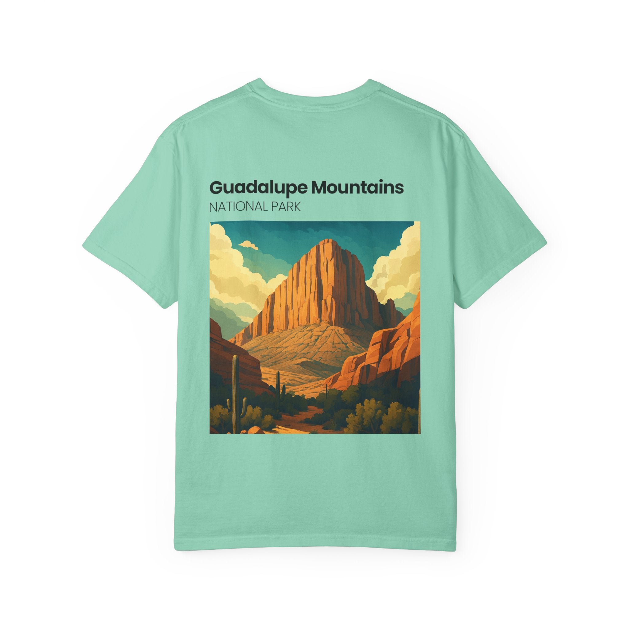 Guadalupe Mountains National Park T-Shirt | Desert Landscape Poster Tee