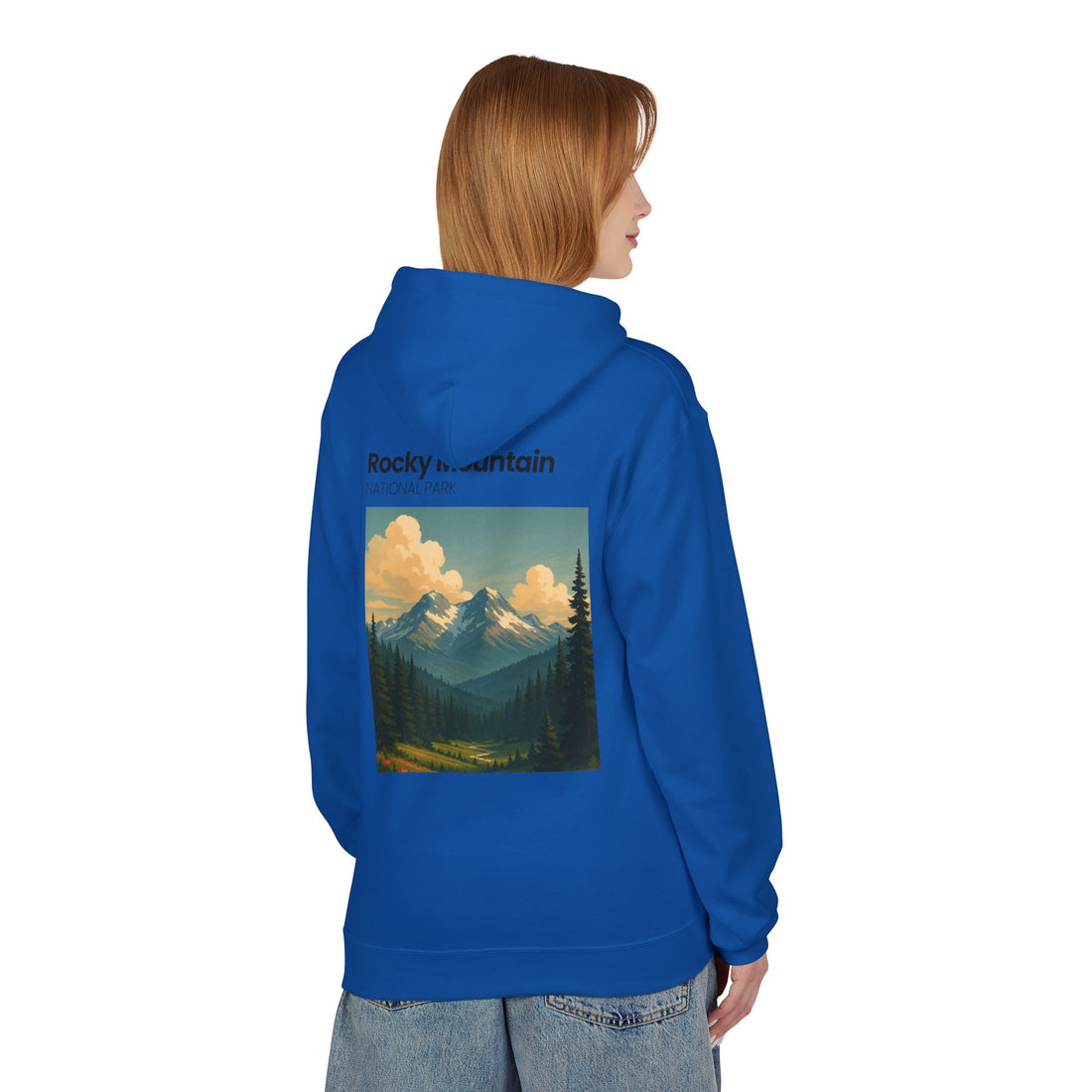 Rocky Mountain National Park Hoodie | Vintage Landscape Print