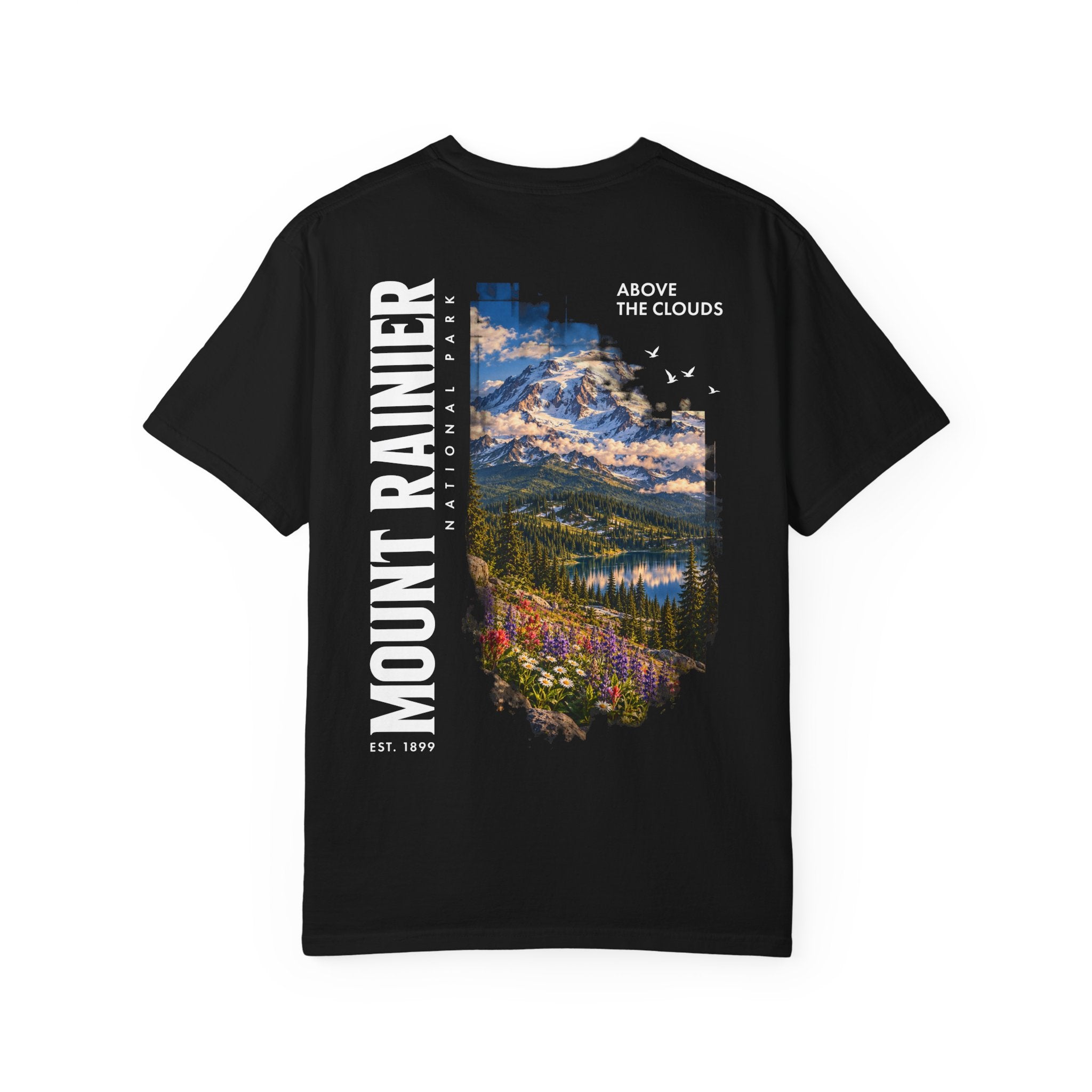 Mount Rainier National Park – Alpine Scene Graphic T-Shirt