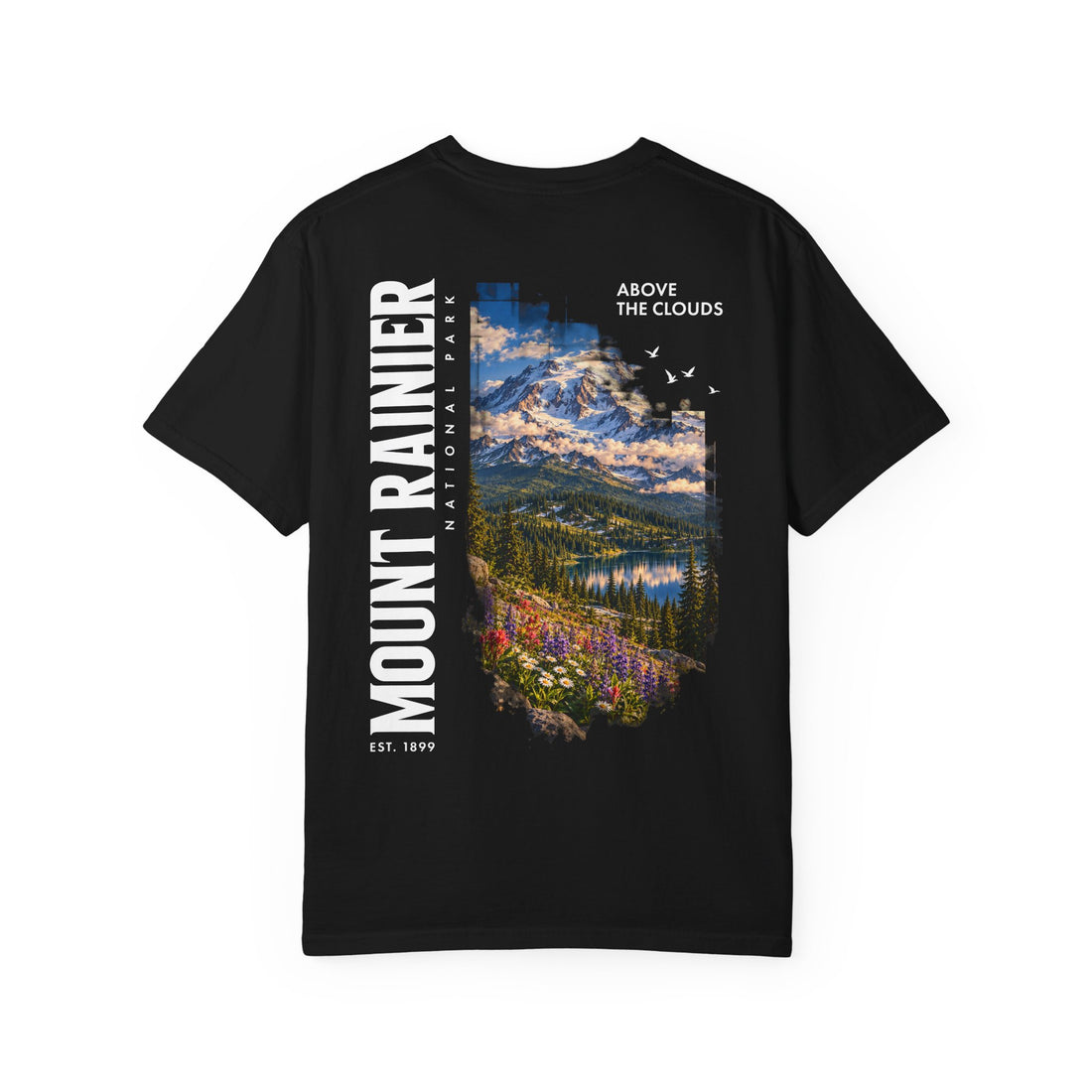 Mount Rainier National Park – Alpine Scene Graphic T-Shirt