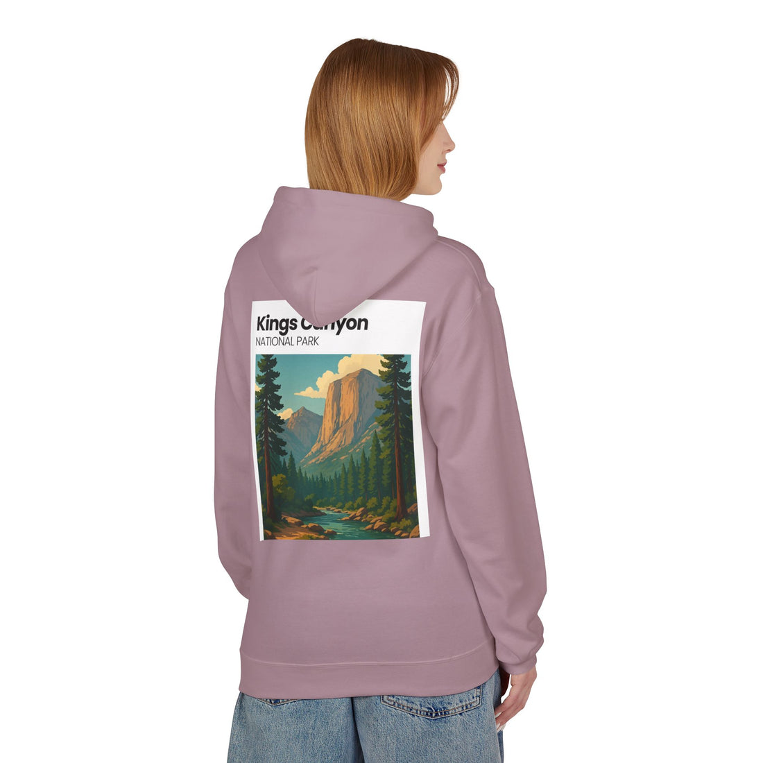Kings Canyon National Park Hoodie | Vintage Landscape Graphic
