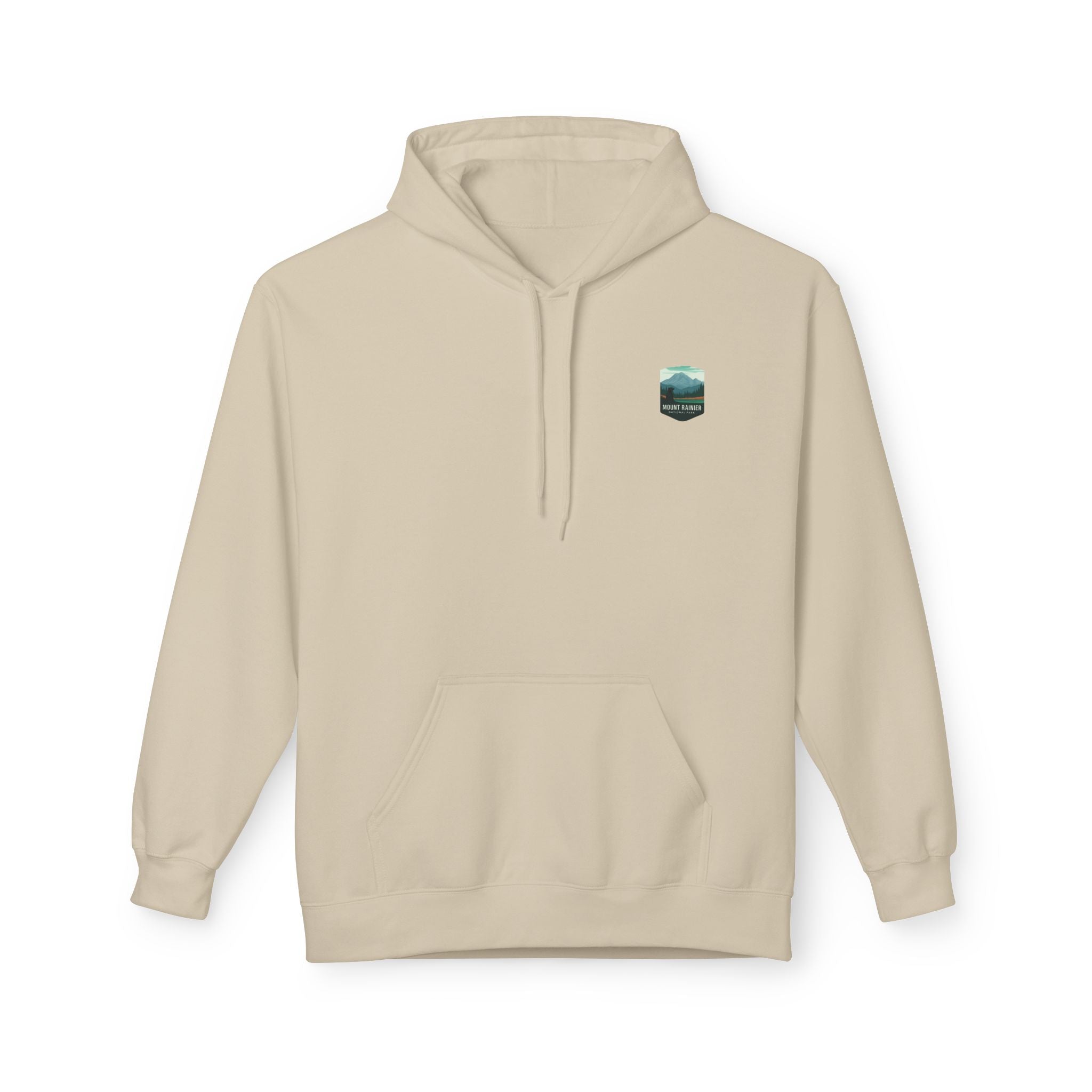 Mount Rainier National Park Hoodie | Vintage Landscape Mountain Design