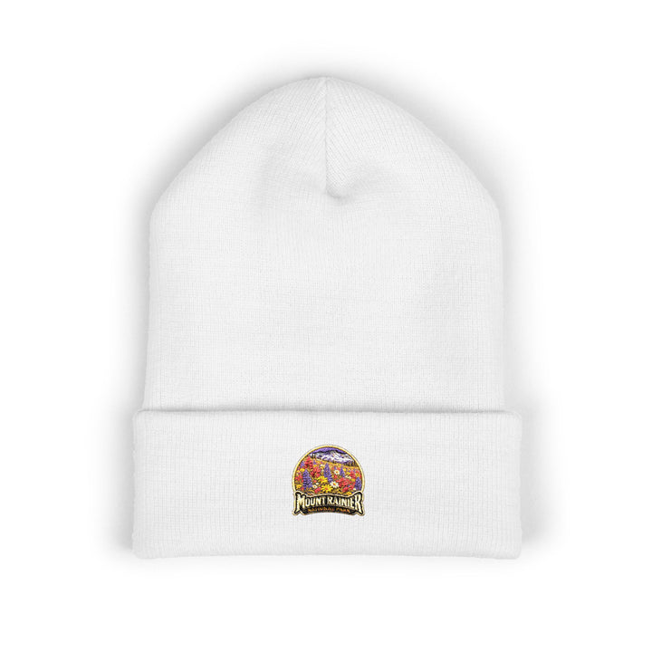 Mount Rainier National Park – Wildflower Meadow Round Patch Beanie