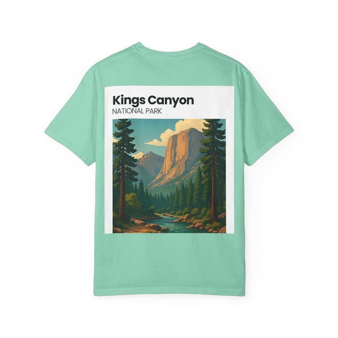 Kings Canyon National Park landscape T-Shirt | vintage park poster tee
