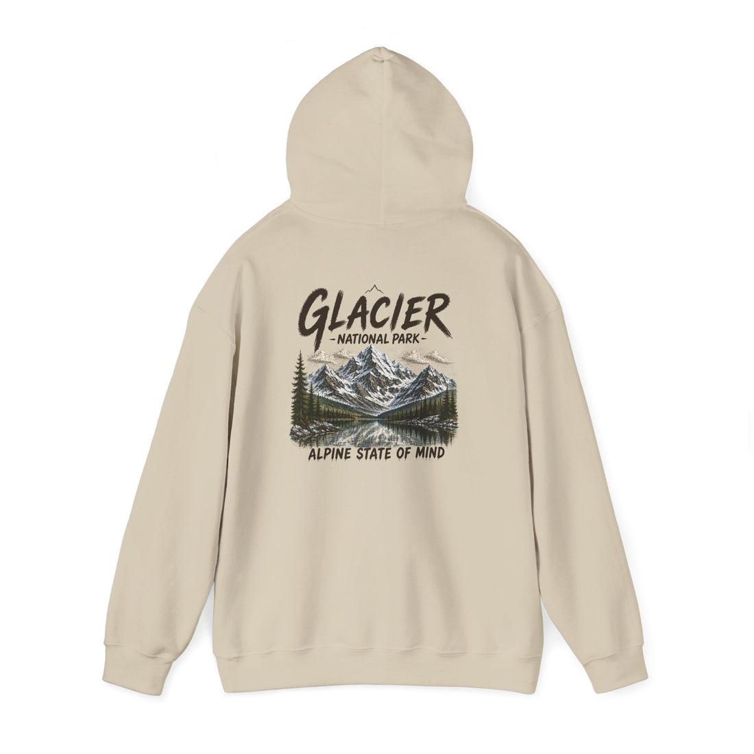 Glacier National Park Snowy Peaks Hoodie1