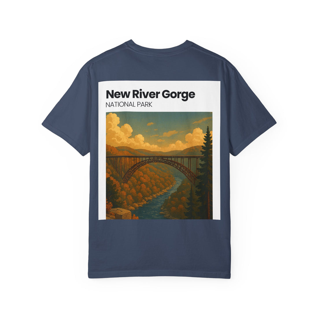 New River Gorge National Park Bridge T-Shirt | Vintage Landscape Tee