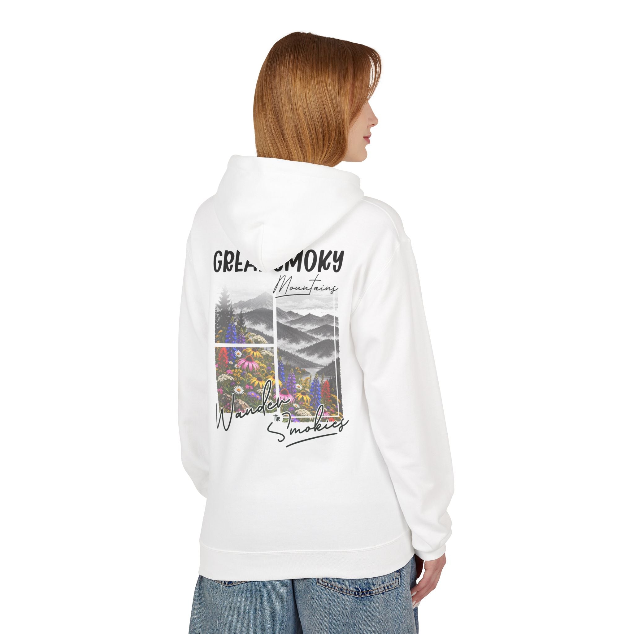 Great Smoky Mountains Wildflowers Graphic hoodie
