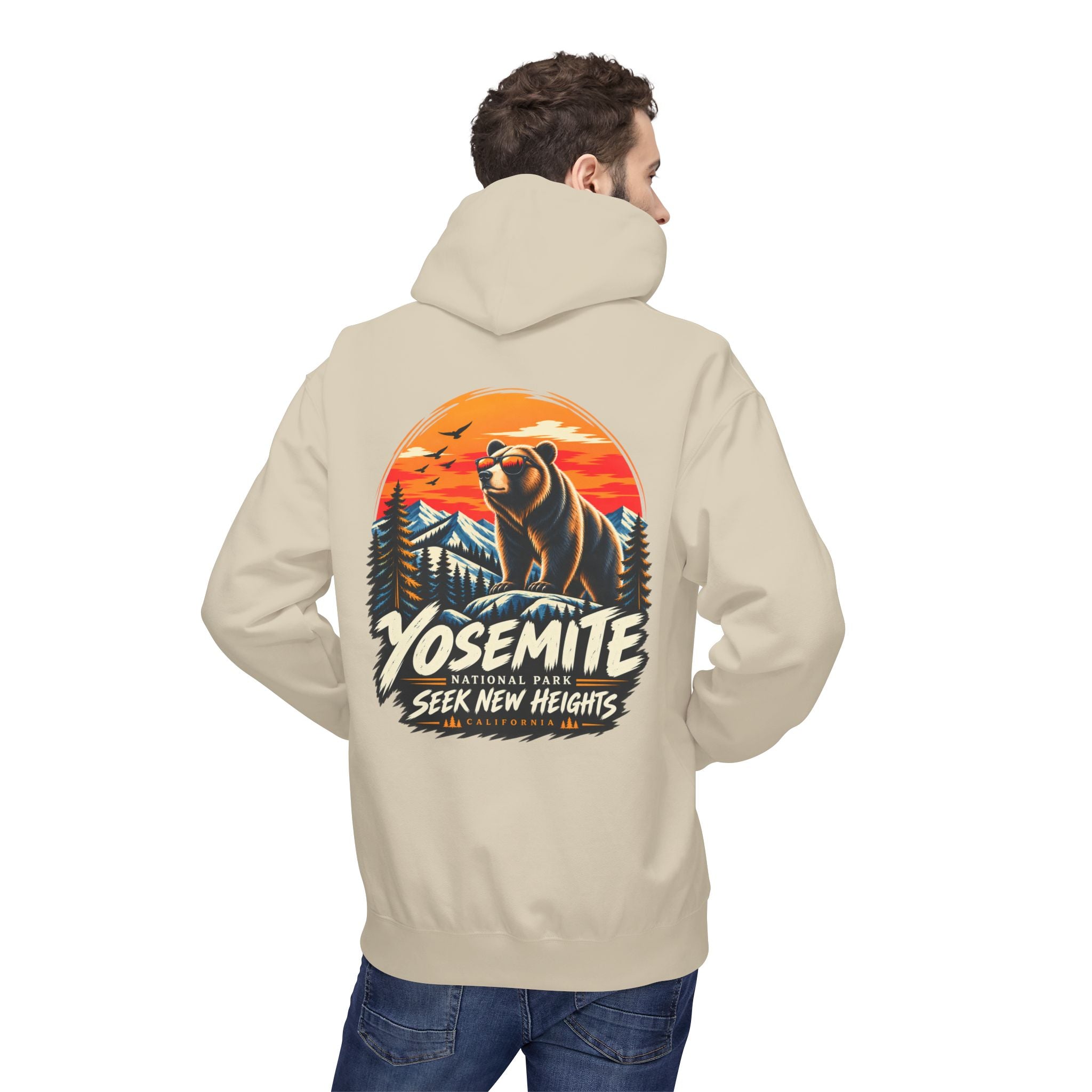 Yosemite National Park Black Bear – Seek New Heights Hoodie