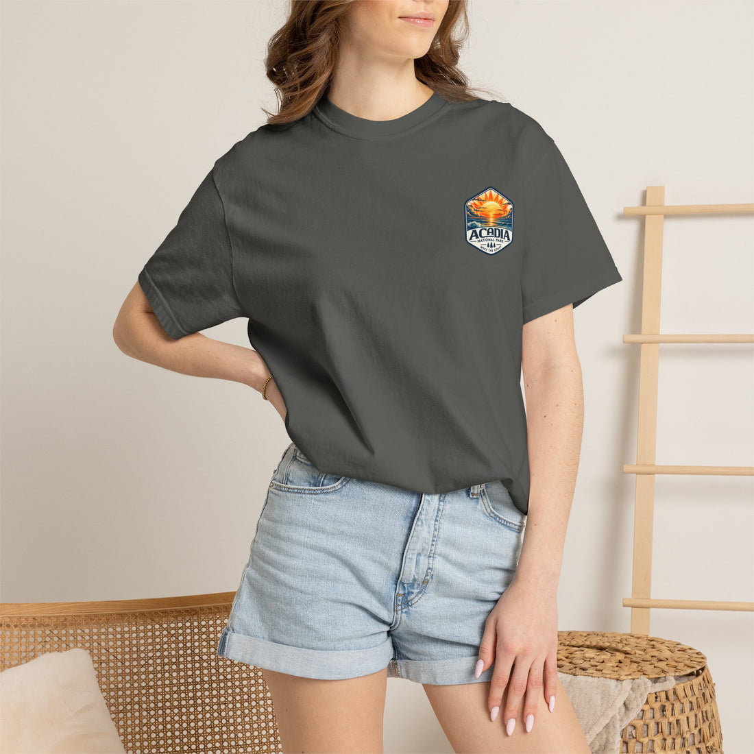 Acadia National Park Sunrise Graphic T-Shirt