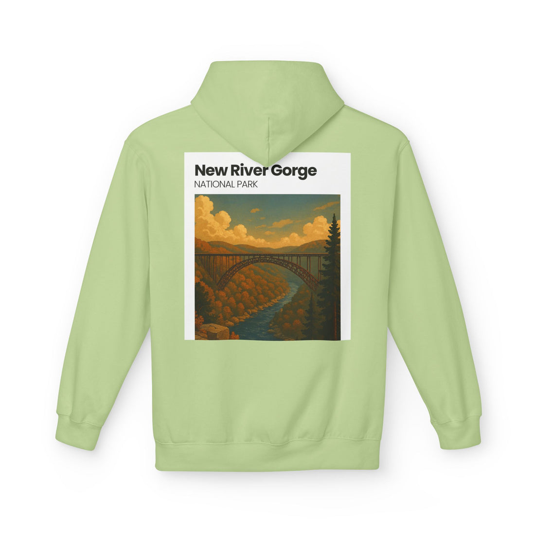 New River Gorge National Park hoodie | Scenic Bridge Landscape Pullover