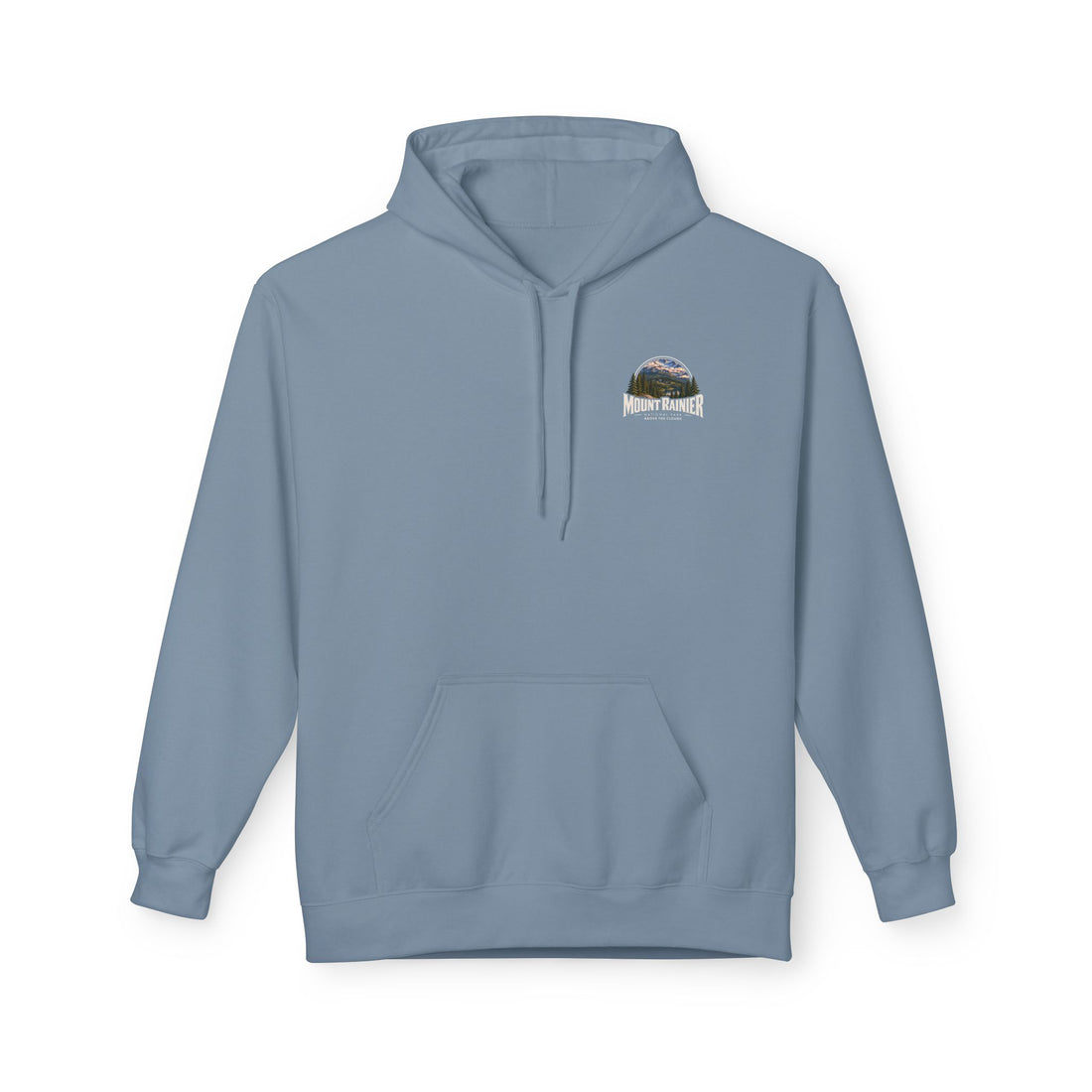 Mount Rainier National Park –  Alpine Scene Graphic Hoodie