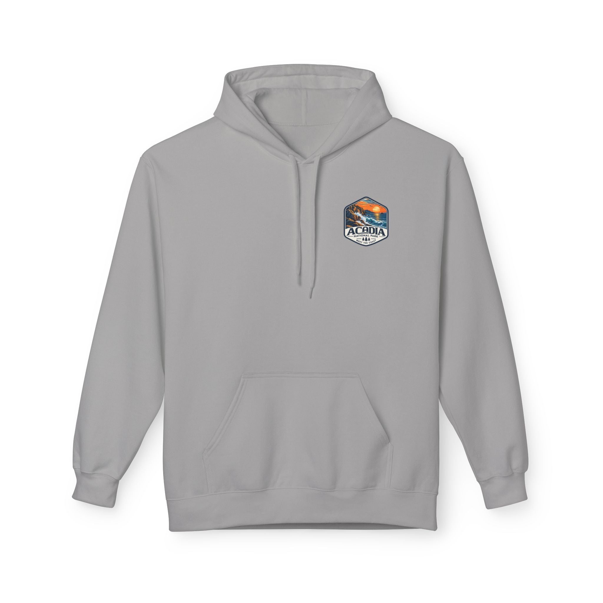 Acadia National Park Rocky Coast Graphic hoodie