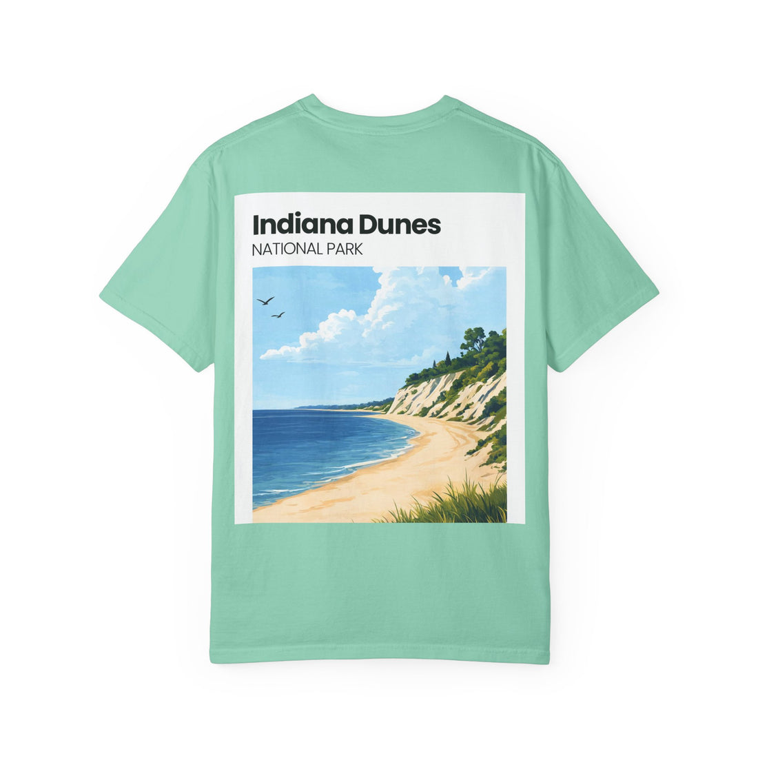 Indiana Dunes National Park Beach Scene T-Shirt | Scenic Nature Tee