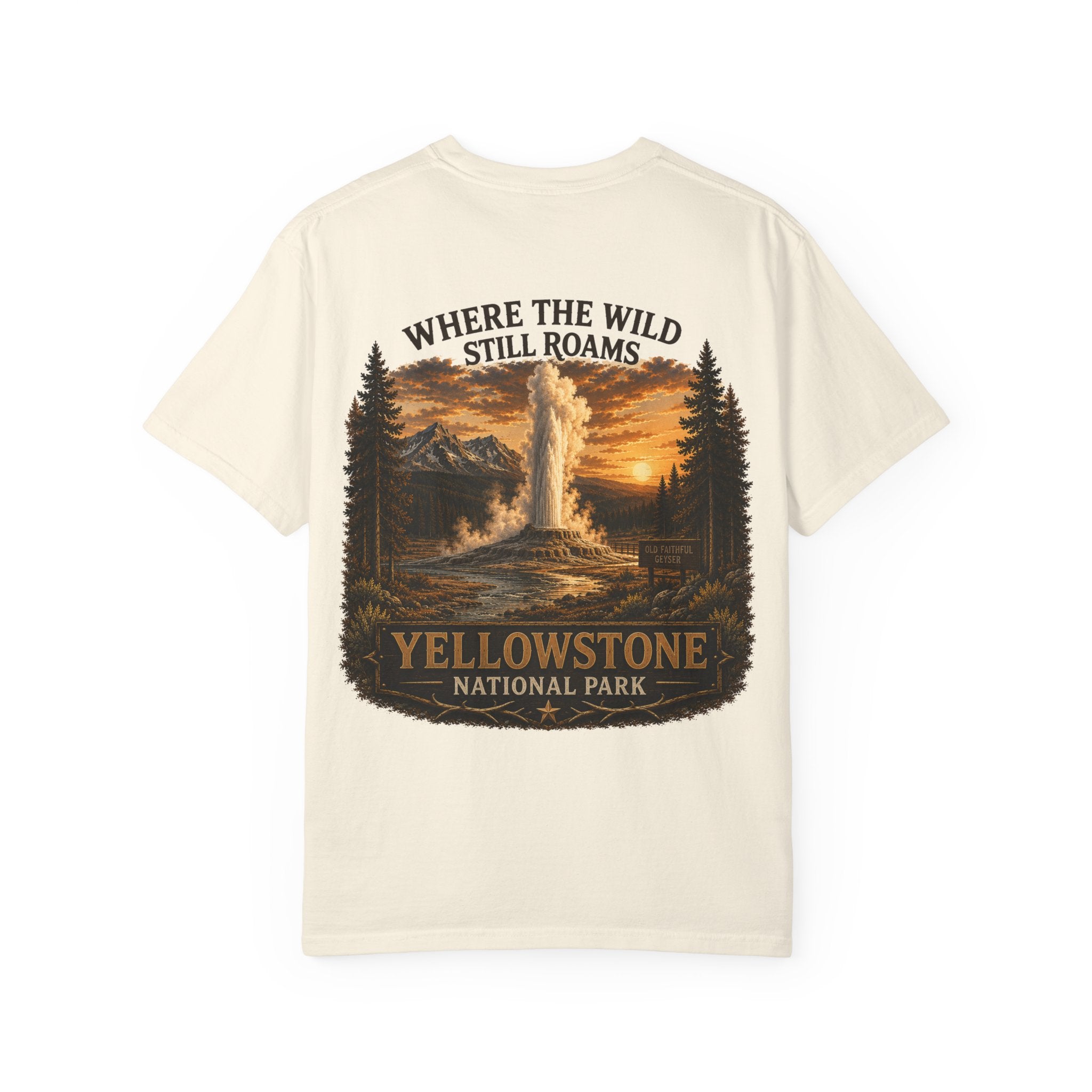 Yellowstone Old Faithful – Where the Wild Still Roams T-Shirt