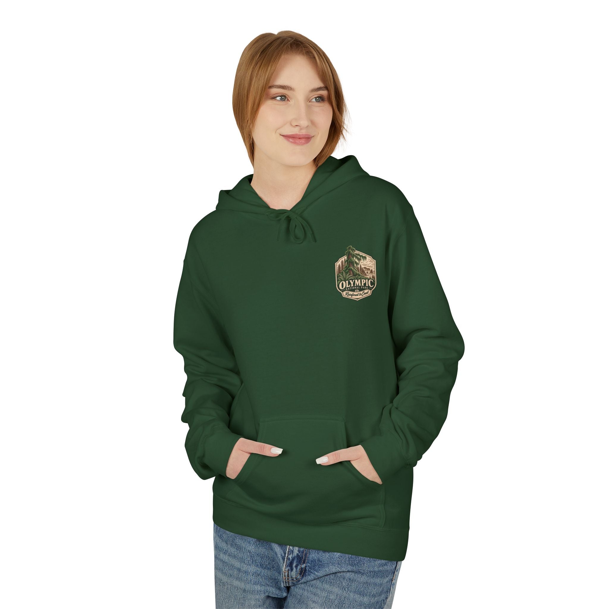 Olympic National Park Hoh Rainforest Graphic Hoodie
