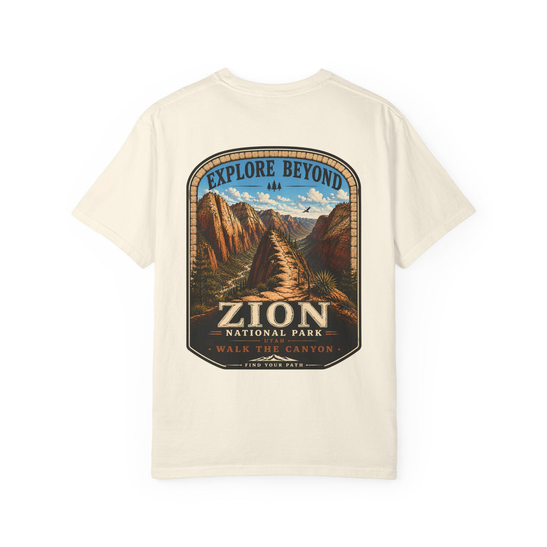 Angels Landing Zion National Park Vintage Graphic T-Shirt2