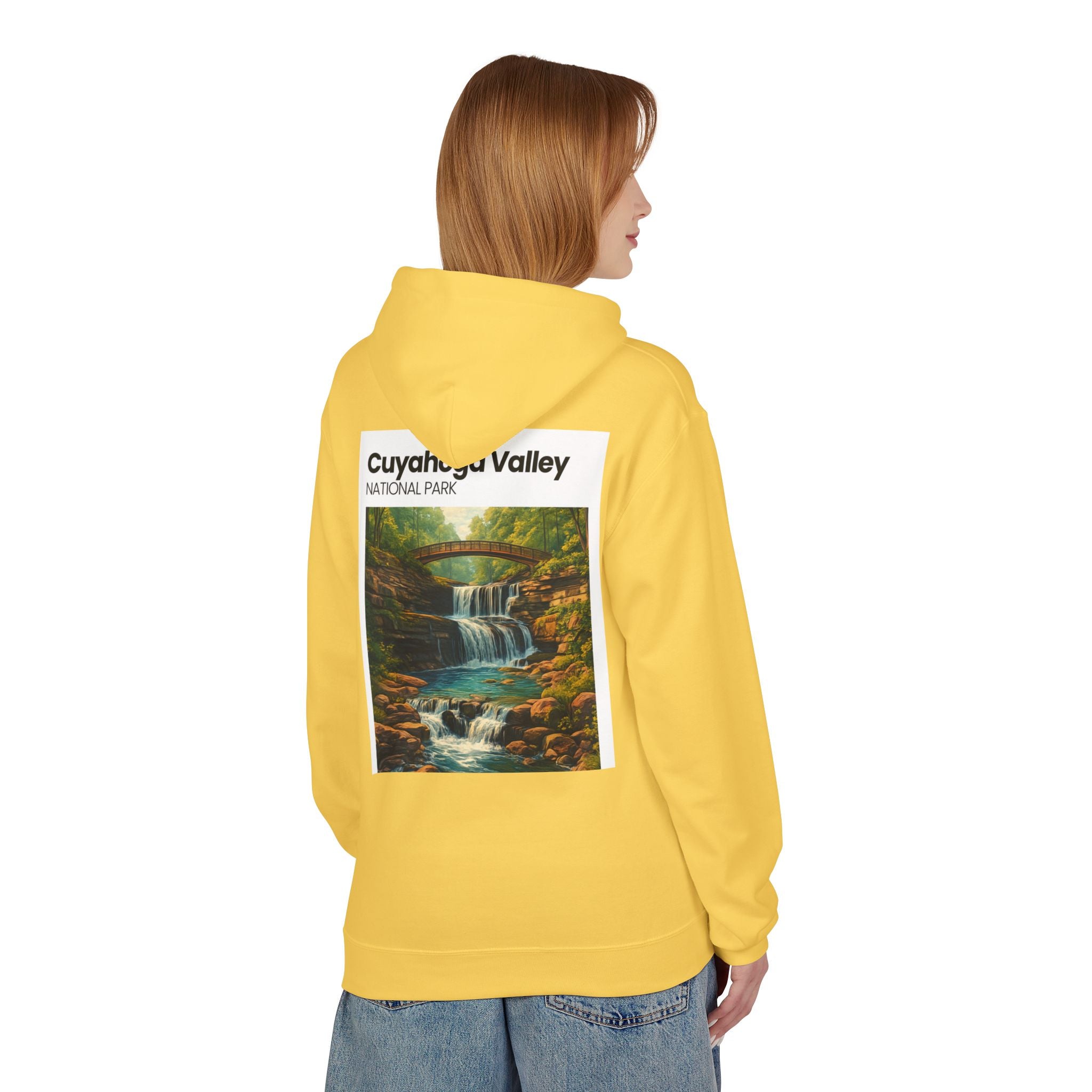 Cuyahoga Valley Waterfall Hoodie | National Park Nature Sweatshirt