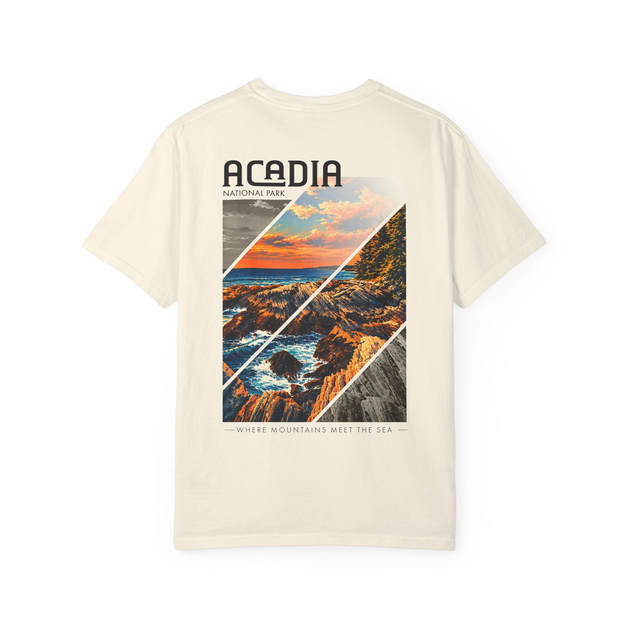 Acadia National Park Rocky Coast Graphic T-Shirt