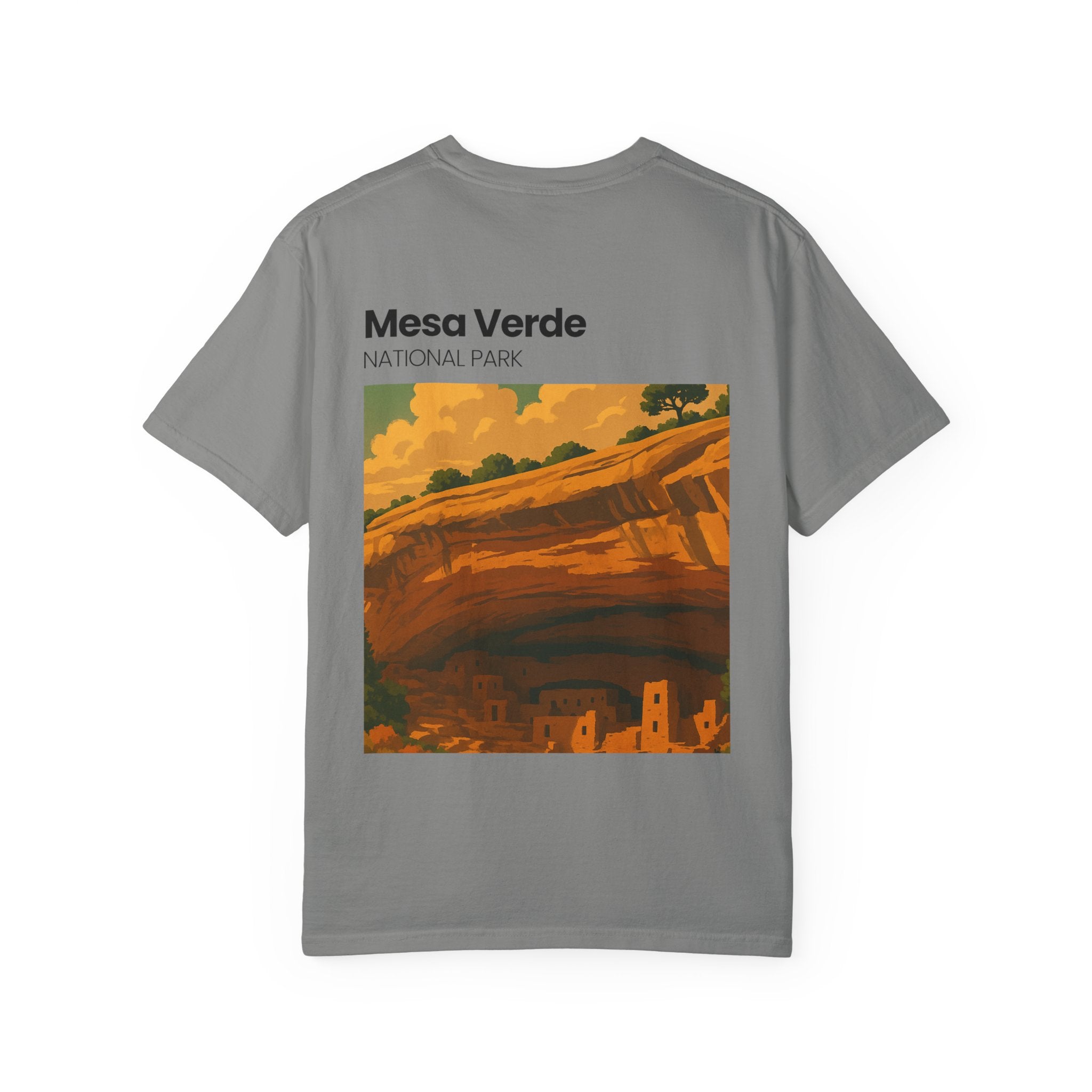 Mesa Verde National Park T-Shirt | Cliff Dwelling Vintage Poster Design