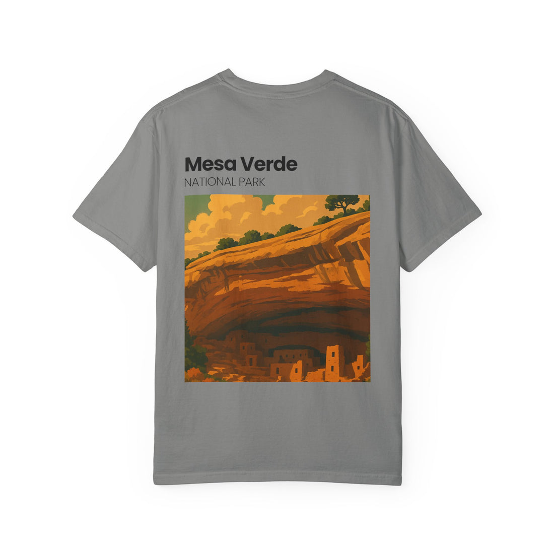 Mesa Verde National Park T-Shirt | Cliff Dwelling Vintage Poster Design