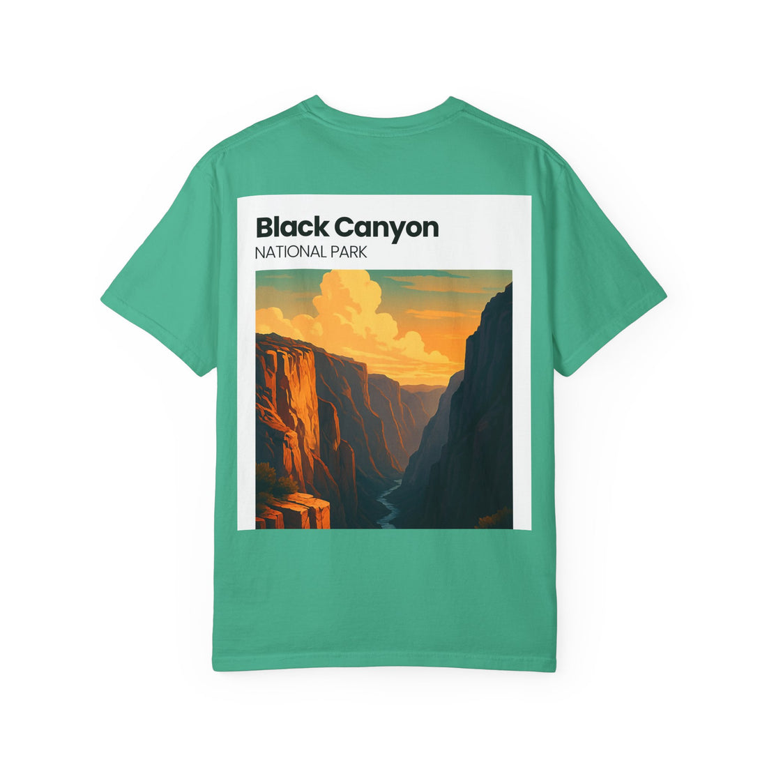 Black Canyon National Park landscape T-Shirt | Canyon Sunset Vista design