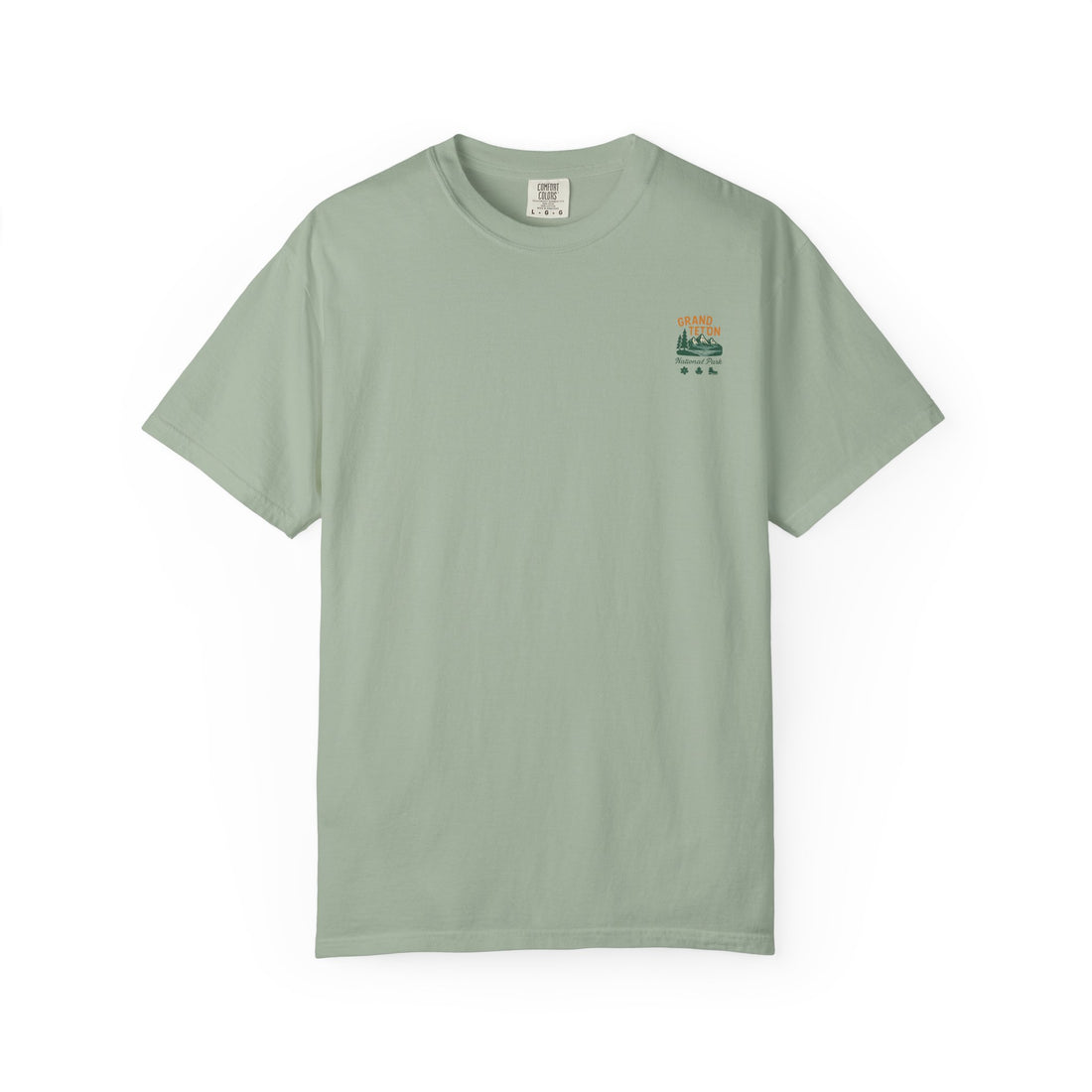 Grand Teton National Park Moose T-Shirt | Vintage Mountain Landscape
