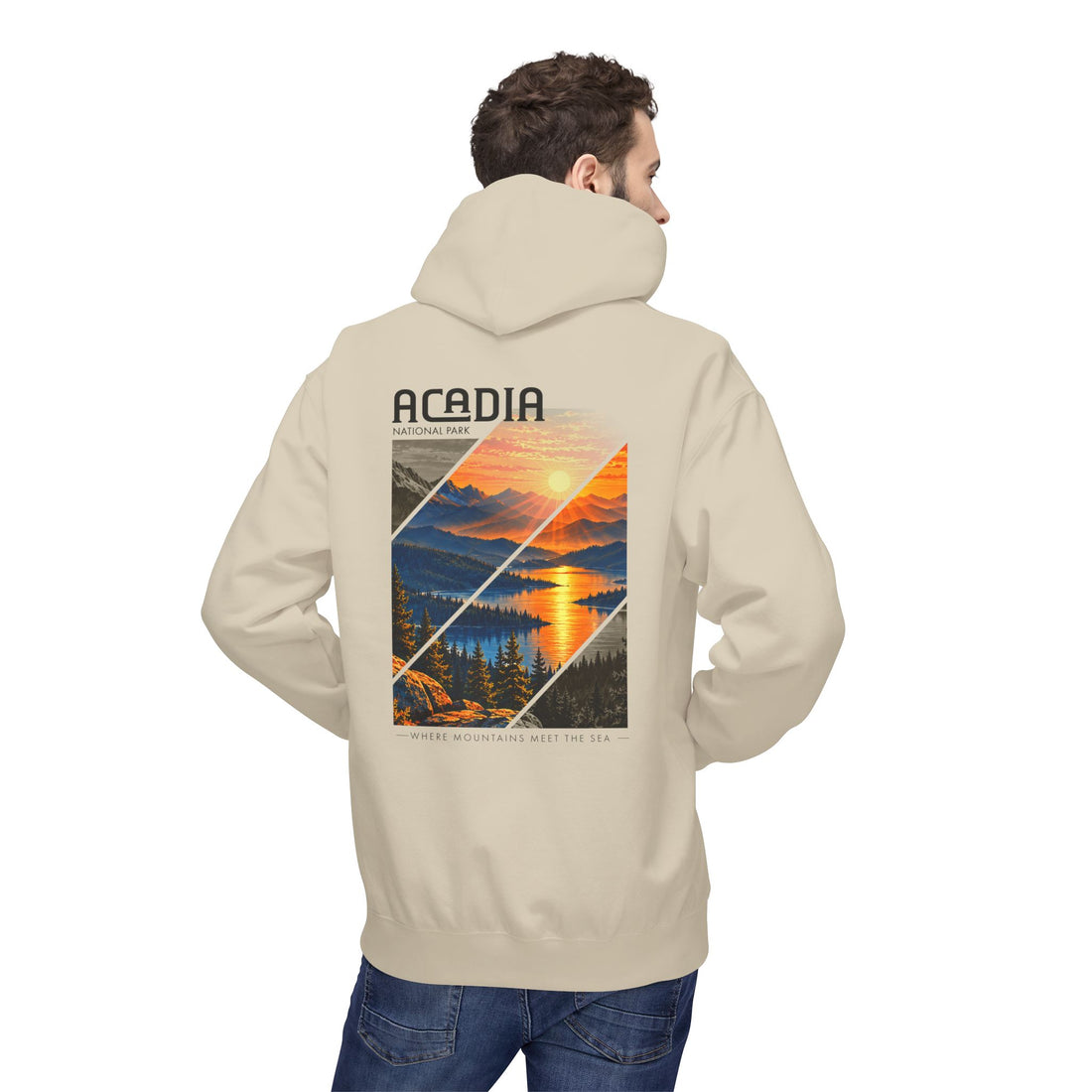 Acadia National Park Sunrise Graphic Hoodie