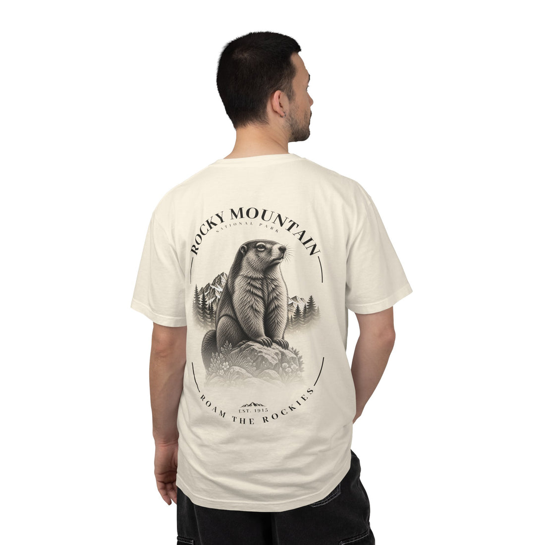 Rocky Mountain National Park Marmot Graphic T-Shirt