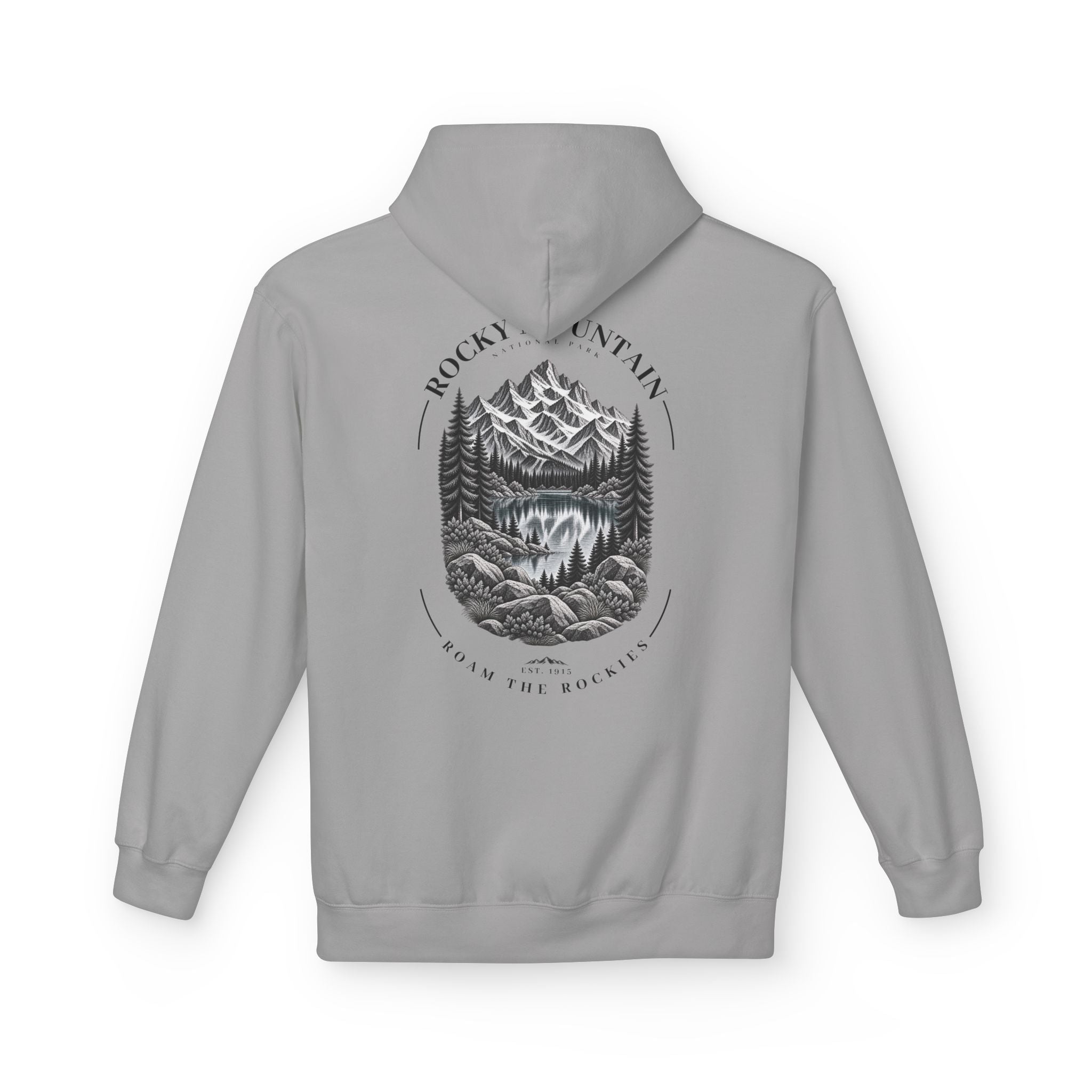 Rocky Mountain National Park Alpine Lake Graphic Hoodie