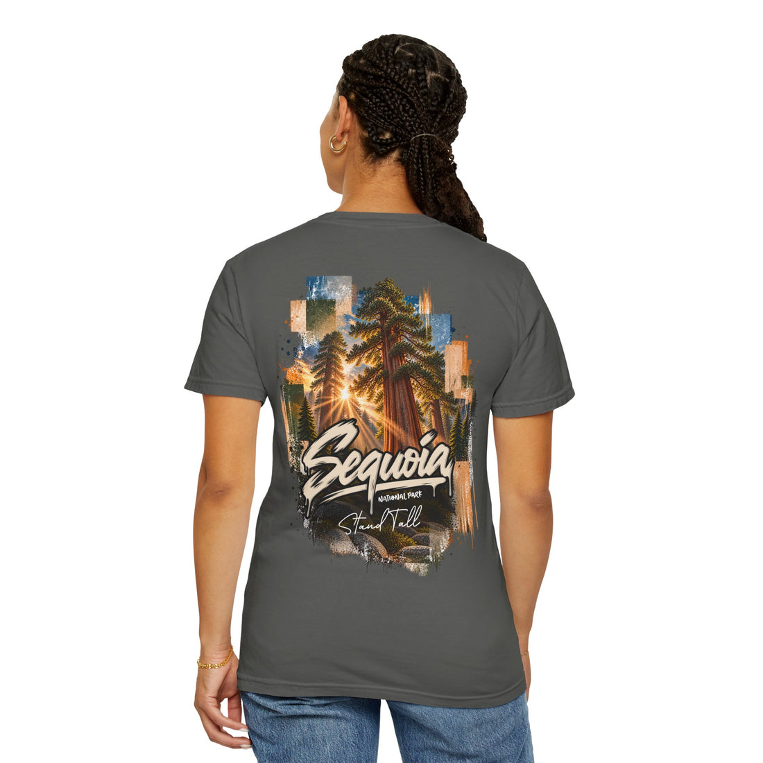 Sequoia National Park – Sun Beams Stand Tall Graphic T-Shirt