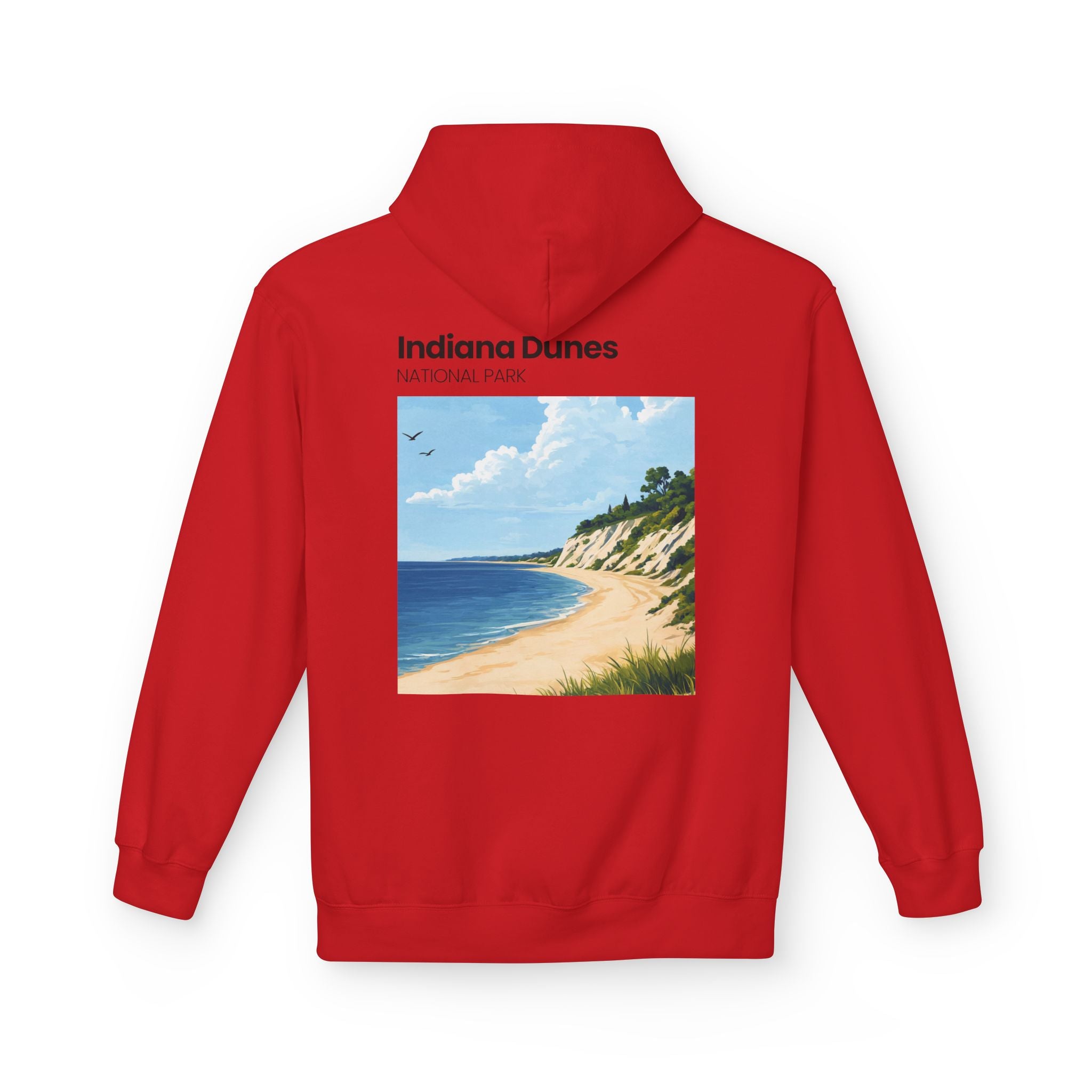 Indiana Dunes National Park Beach Hoodie | Vintage Travel Scenic Sweatshirt