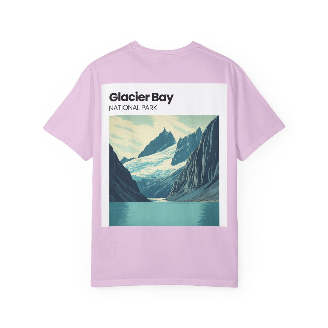 Glacier Bay National Park landscape T-shirt | Vintage mountain lake tee