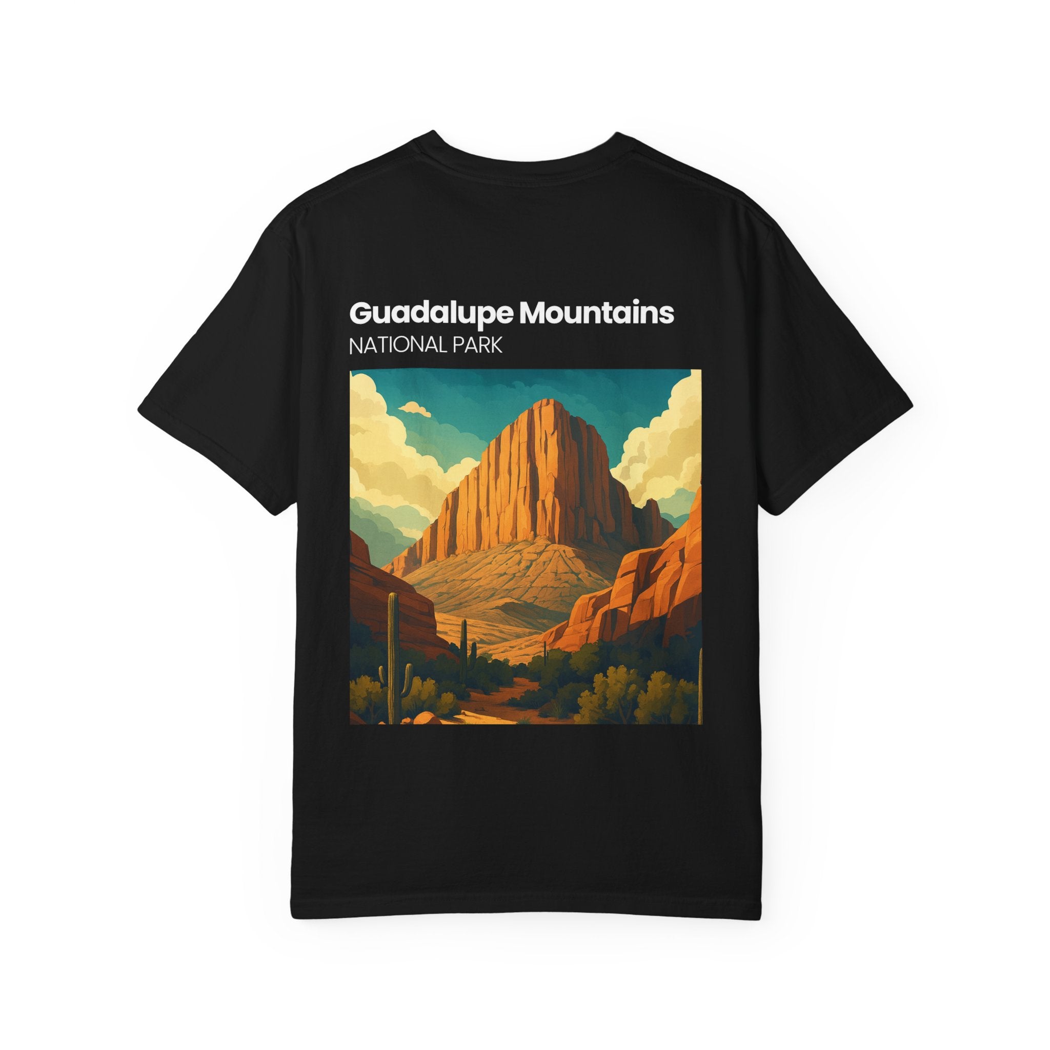 Guadalupe Mountains National Park T-Shirt | Desert Landscape Poster Tee