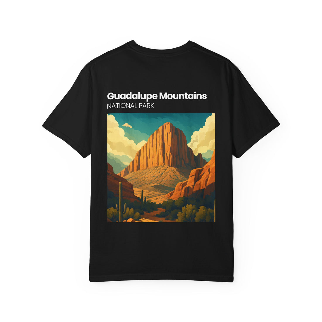 Guadalupe Mountains National Park T-Shirt | Desert Landscape Poster Tee