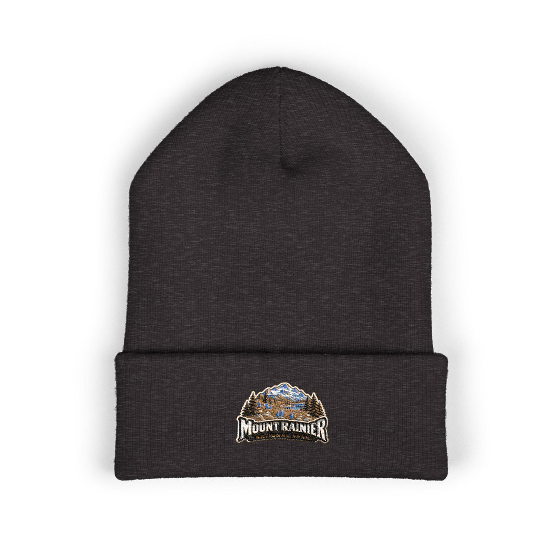 Mount Rainier National Park – Alpine Scene Graphic Beanie