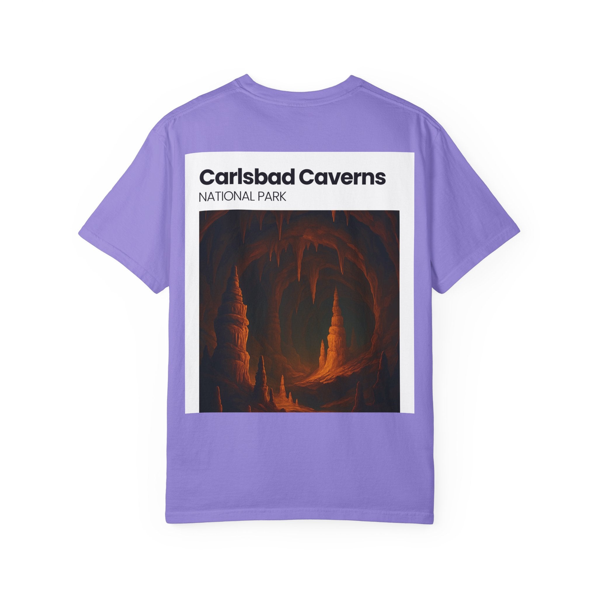 Carlsbad Caverns National Park Cave Art T-Shirt | Stalactite Stalagmite Print