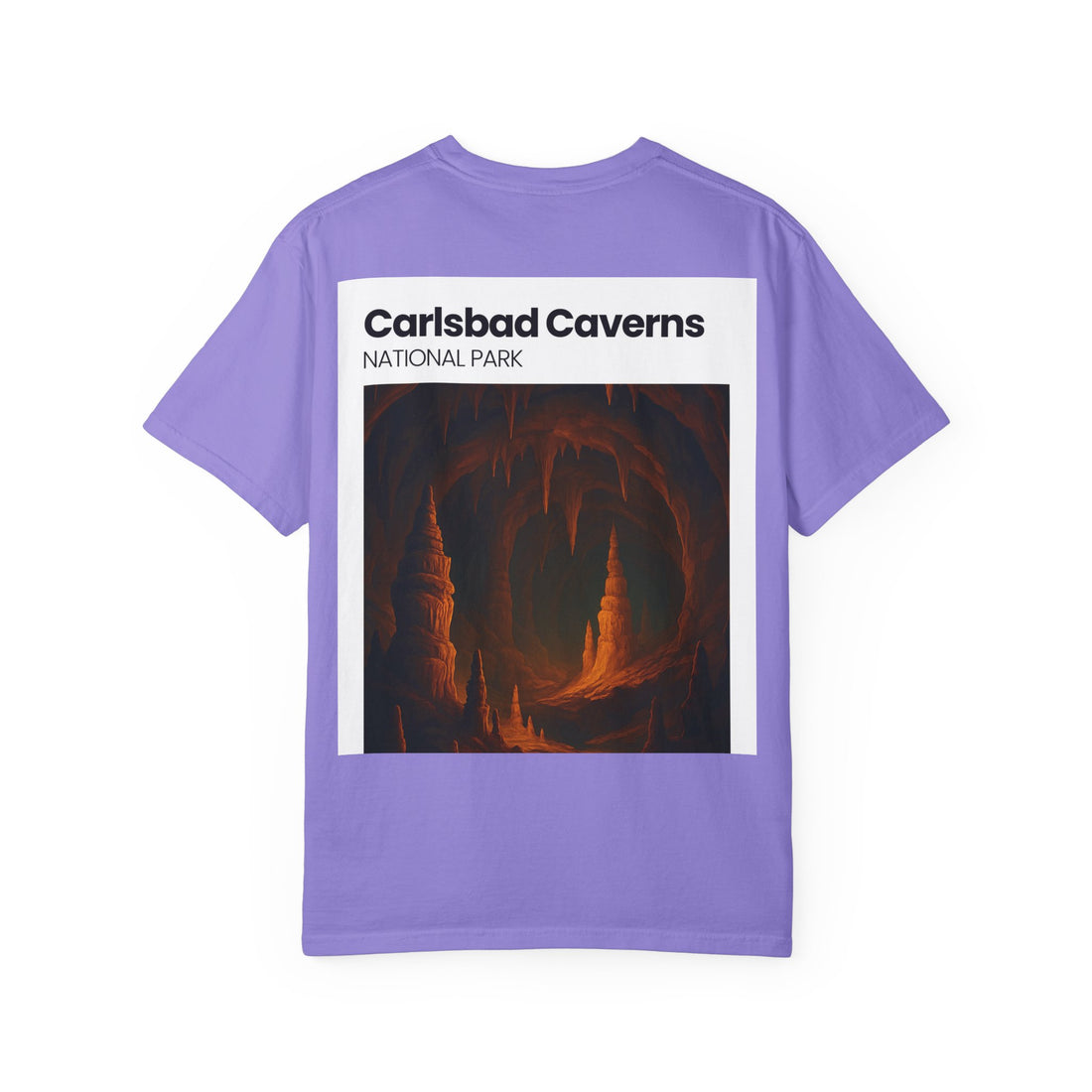 Carlsbad Caverns National Park Cave Art T-Shirt | Stalactite Stalagmite Print