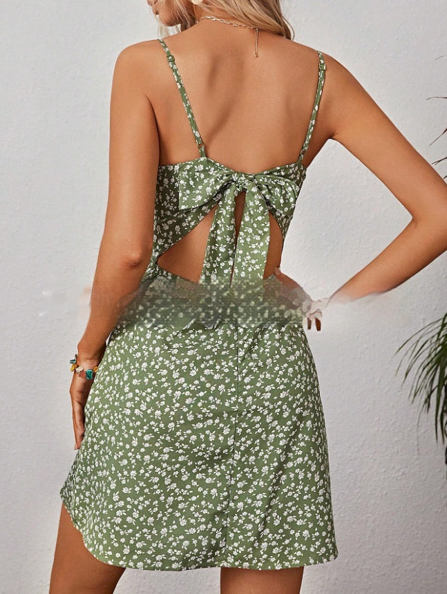 Sling Mini Dress Beach Vacation