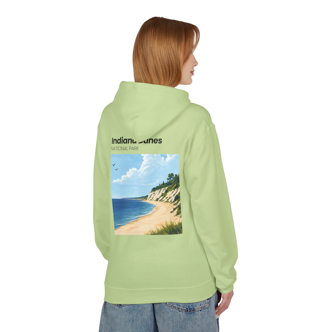 Indiana Dunes National Park Beach Hoodie | Vintage Travel Scenic Sweatshirt