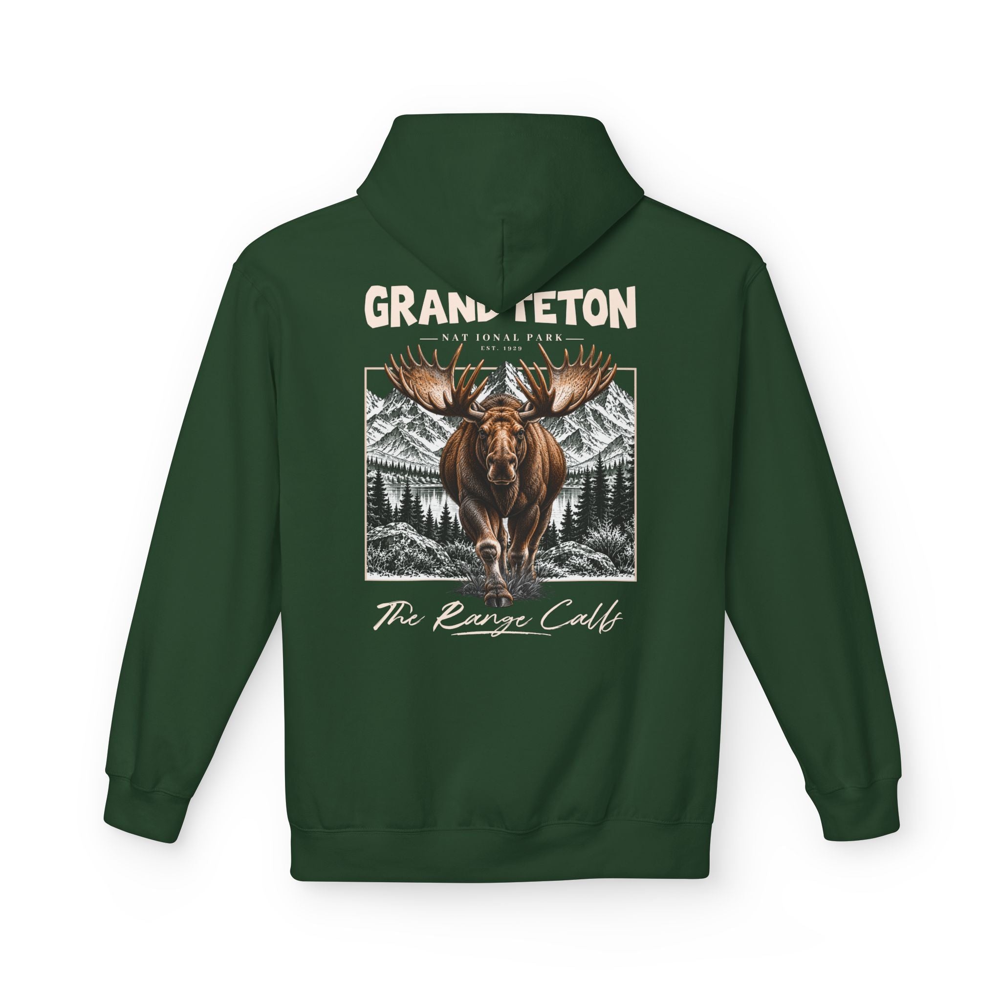 Grand Teton National Park Moose Graphic hoodie