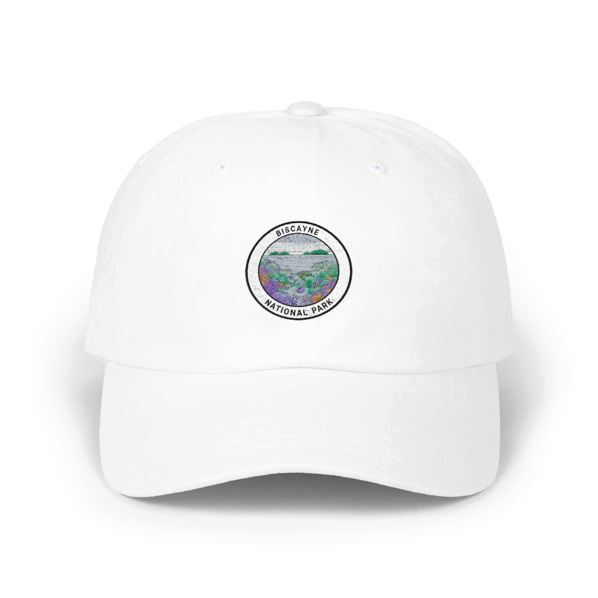 Wildflower Field Patch Classic Dad Cap | Nature Logo Embroidered Hat