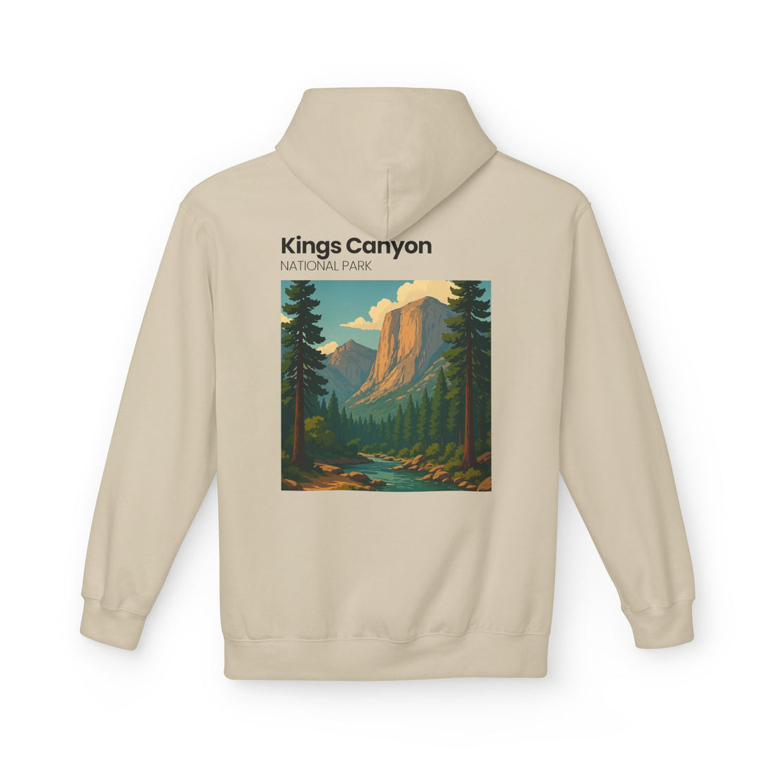Kings Canyon National Park Hoodie | Vintage Landscape Graphic
