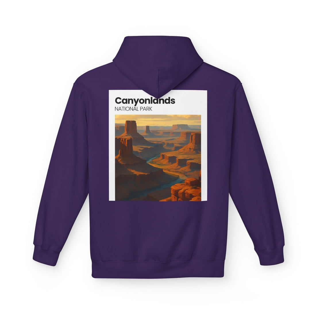 Canyonlands National Park landscape Hoodie | Retro desert canyon art