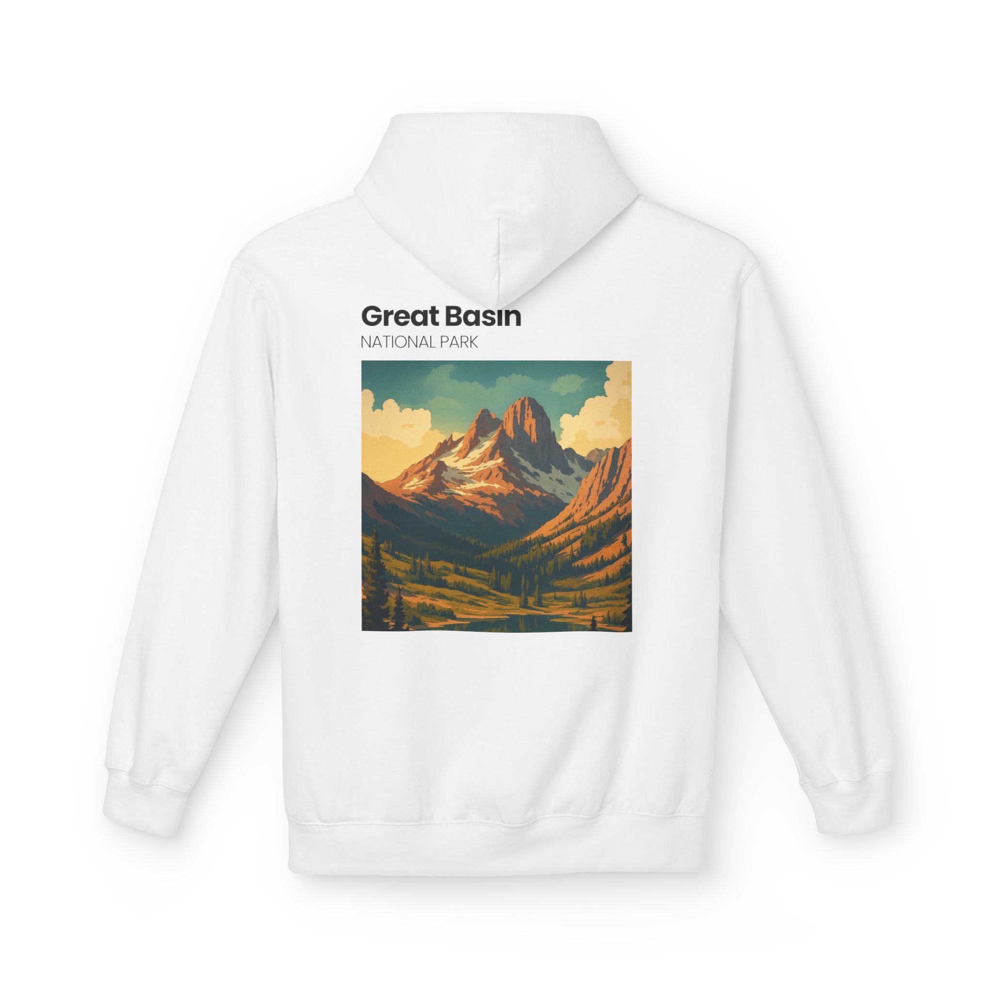 Great Basin National Park Hoodie | Vintage Landscape Pullover