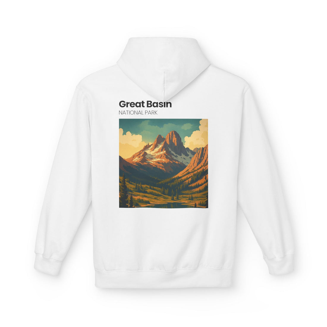 Great Basin National Park Hoodie | Vintage Landscape Pullover