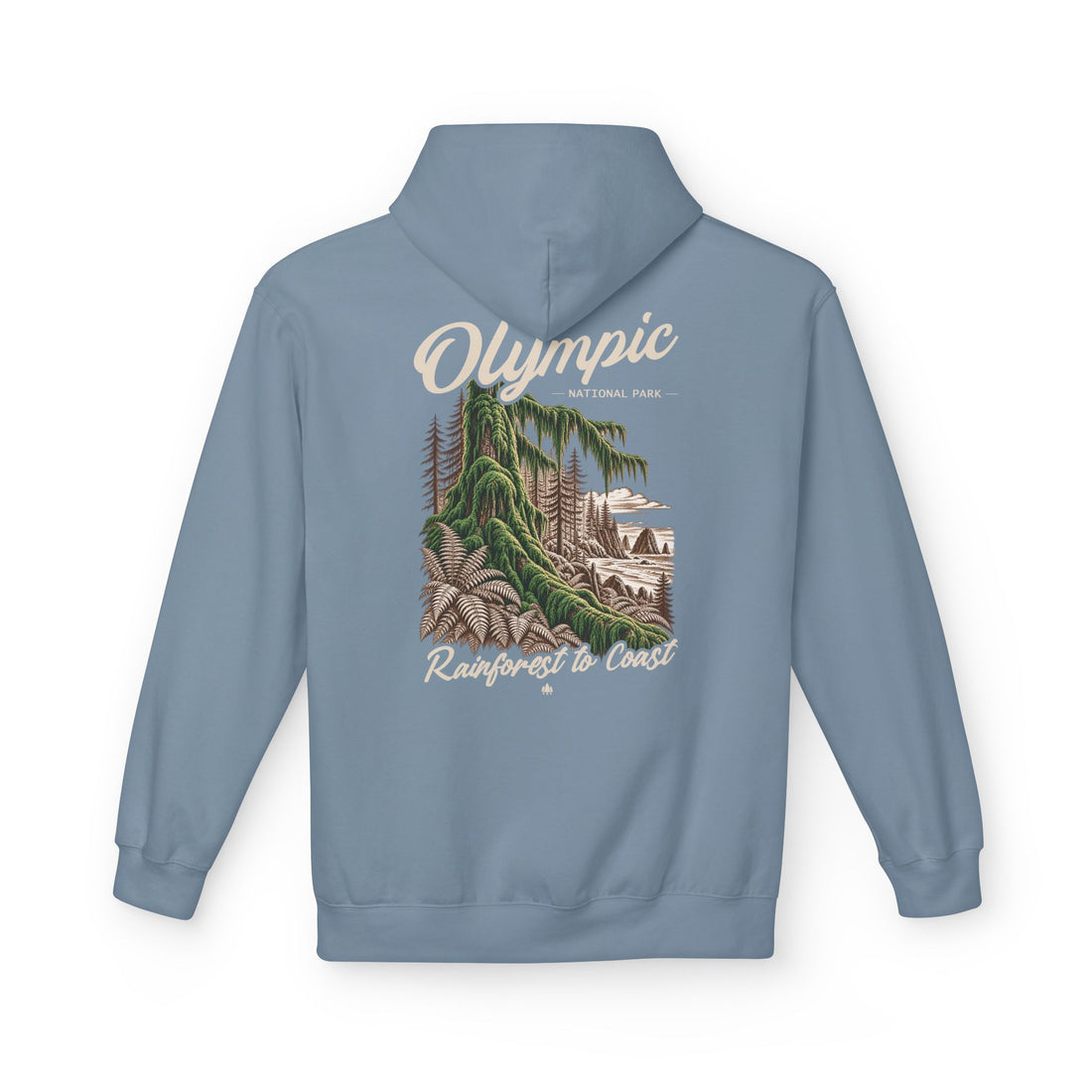 Olympic National Park Hoh Rainforest Graphic Hoodie