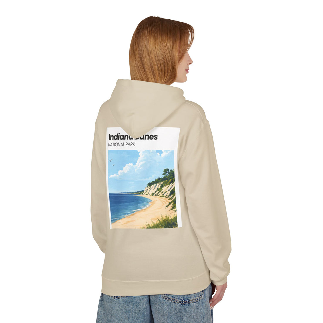 Indiana Dunes National Park Beach Hoodie | Vintage Travel Scenic Sweatshirt