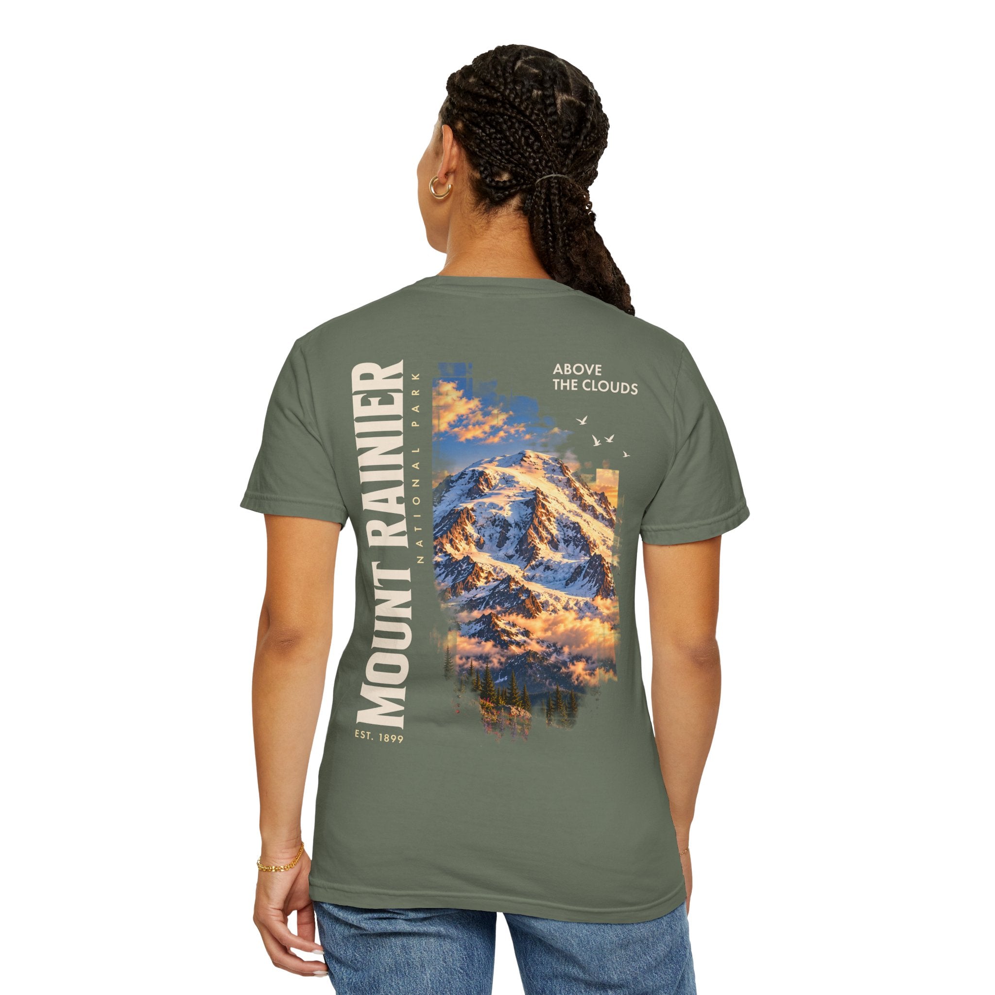 Mount Rainier National Park – Rainier Peak Graphic T-Shirt