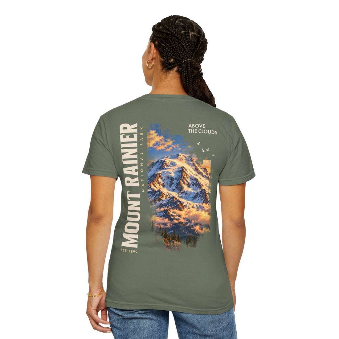 Mount Rainier National Park – Rainier Peak Graphic T-Shirt