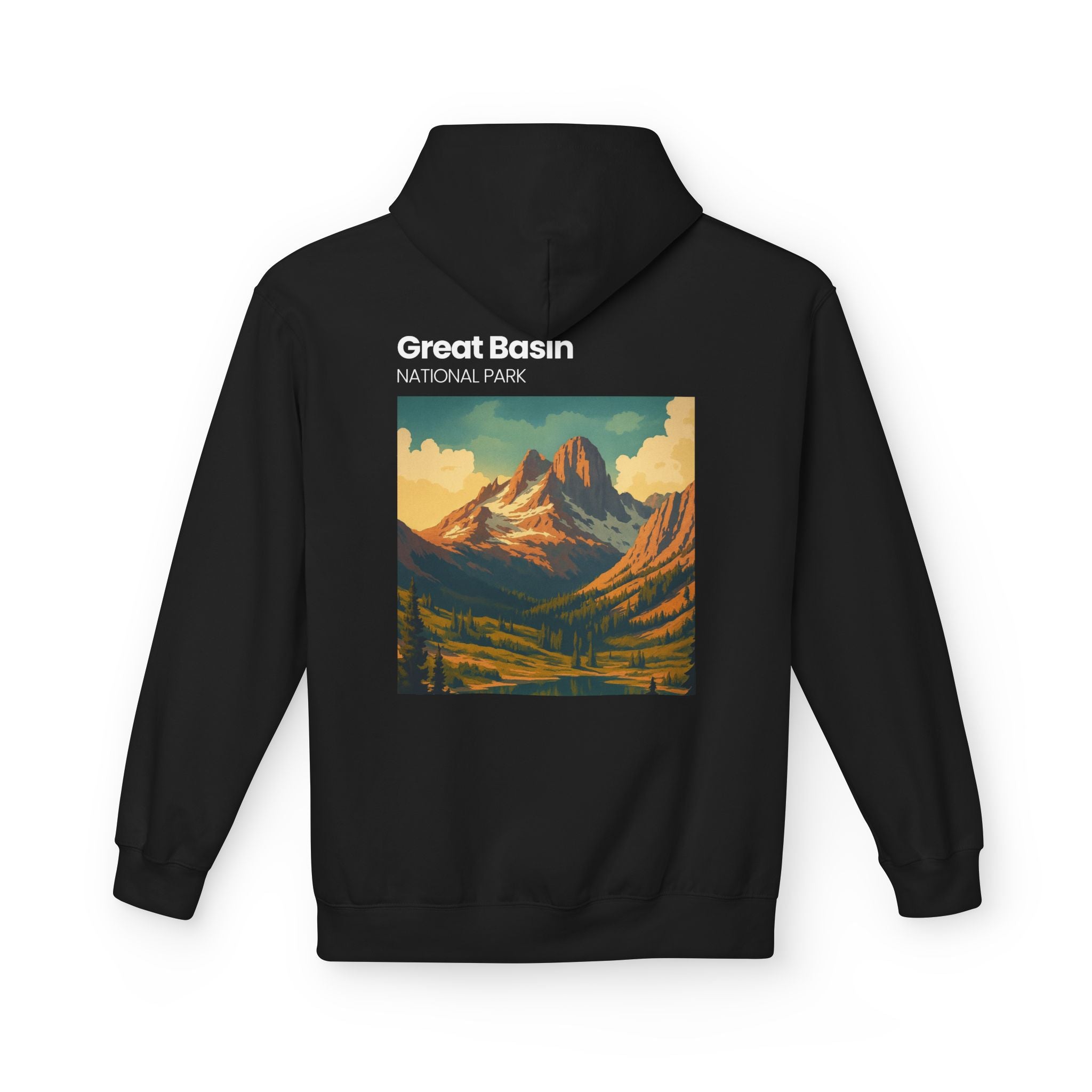 Great Basin National Park Hoodie | Vintage Landscape Pullover